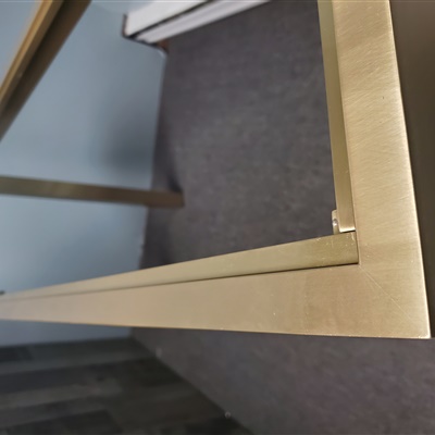 Professional Finishing for Satin Brass